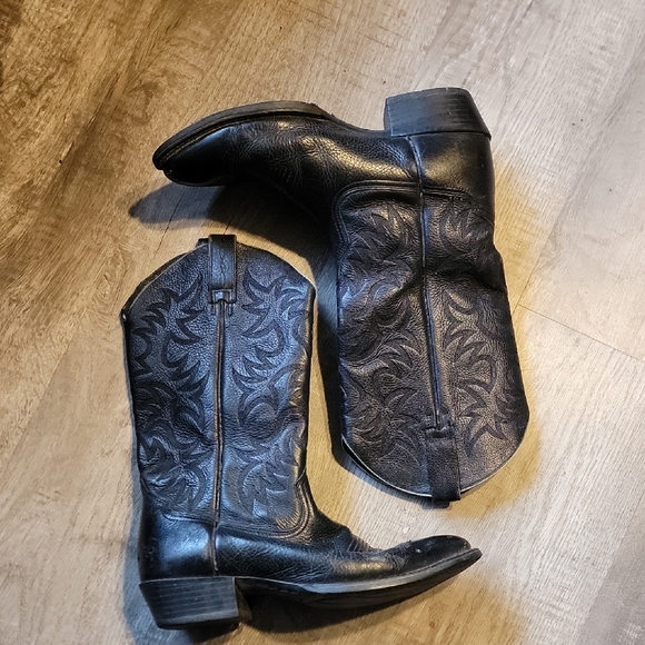 Men\'s Size 11.5 Black Ariat Western Cowboy Boots
